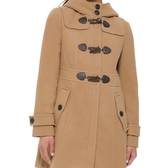 Tommy Hilfiger, Women's Hooded Toggle Walker Coat, Created for Macy's - Picture 10 of 12